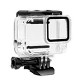 FitStill 60M/196FT Wasserdichtes Gehäuse für Go Pro Hero 7 White & Silver, Schützende Unterwasser-Tauchgehäuseschale mit Halterungszubehör fürGo Pro Hero 7 White & Silver Action-Kamera