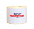 50x20 mm Thermoetiketten auf Rolle – 1 Rolle 1000 Thermo etiketten – Barcodee...