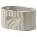 Muuto Ridge Pflanzentopf, höhe 13 cm, beige