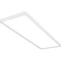 LED Deckenlampe mit indirektem Licht, 22W, 3000lm, flach, neutralweißes Licht, Deckenleuchte, Wohnzimmerlampe, LED Panel, Küchenlampe, 58x20x3cm,... - Weiß