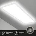 LED Panel Deckenleuchte 58cm Ultraflach Deckenlampe Neutralweiß Backlight 22W