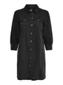 ONLY Damen Onlfelica DNM Dress Noos Kleid, Washed Black, S EU