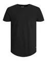 JACK & JONES Herren JJENOA Tee SS Crew Neck NOOS 12113648, Black/REG, L