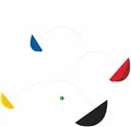 Flensted f124 Mobiles Life & Thread Mobile, Stahl, Mehrfarbig, 70x125 cm