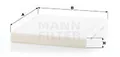 Mann-Filter CU 26 009 Innenraumfilter Für Audi, Audi (Faw), Cupra, Ford