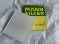 Pollenfilter Innenraumfilter MAN TEGE VW Crafter Caddy V MANN Filter CU26009 -