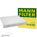 MANN-FILTER CU 26 009 Innenraumfilter Pollenfilter Audi VW Seat Skoda