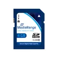MediaRange SDHC Speicherkarte 4GB - Geschwindigkeit Klasse 10, Lesegeschwindigke