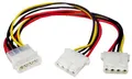 STARTECH - LP4 Y-Splitter Powerkabel