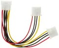 StarTech.com LP4 to 2x LP4 Power Y Splitter Cable M/F - LP4 Splitter - Molex Y S