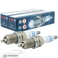 2x BOSCH FR5KPP332S Zündkerze 0 242 245 576 Audi A1 A3 A4 Seat Leon VW Golf Eos