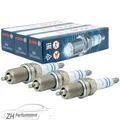 3x BOSCH FR5KPP332S Zündkerze 0 242 245 576 Audi A1 A3 A4 Seat Leon VW Golf Eos