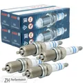 4x BOSCH FR5KPP332S Zündkerze 0 242 245 576 Audi A1 A3 A4 Seat Leon VW Golf Eos