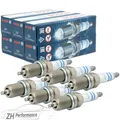 6x BOSCH FR5KPP332S Zündkerze 0 242 245 576 Audi A1 A3 A4 Seat Leon VW Golf Eos