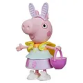 Peppa Pig Peppa Wutz Frühlingszeit Anziehspaß Figur mit 6 Accessories, kinderleicht anziehen, 15 cm Puppe, Vorschulspielzeug für Mädchen und Jungen ab 3 Jahren