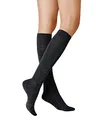 KUNERT Damen Kniestrümpfe Soft Wool Cotton weich Anthrazitmel 4050 39-42