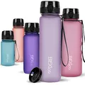 720°DGREE Trinkflasche 1l Sport “uberBottle“ softTouch +Sieb - BPA-Frei - Wasserflasche für Uni, Arbeit, Fitness, Fahrrad, Outdoor, Job - Sportflasche aus Tritan - Leicht, Stoßfest, Wiederverwendbar