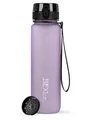 720°DGREE Trinkflasche Trinkflasche uberBottle softTouch mit Sieb lilac 1l