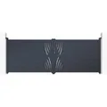 Casanoov Doppelflügeltor Aus Aluminium Veleta 400x140cm Grau