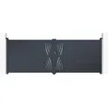Doppelflügeltor Aus Aluminium 4m Veleta 400 X 140 Cm Grau