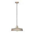 EGLO Hängeleuchte VALDIOLA Pendellampe, Stahl, IP20, E27, Wohnzimmerlampe, Flurlampe, ohne Leuchtmittel, Esszimmerlampe aus Metall in Sandfarben und Messing-Gebürstet, E27