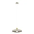 Pendelleuchte Esstisch 1-flammig Esszimmerlampe aus Metall in sand und gold