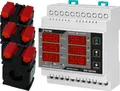 Tense EM-06DIN Einbaumessgerät 600mA-40A 3-Phasig inkl. 3x ATM-40 Stromwandler