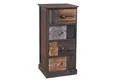 CARO-Möbel Kommode MARA, Schubladenschrank Standregal Kommode mit 4 Schubladen Vintage Landhaus