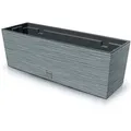nabbi Blumentopf aus Kunststoff DFC600 58 cm - grauer Beton - Grau