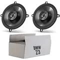 JBL Stage2 524 | 2-Wege | 13cm Koax Lautsprecher - Einbauset passend für BMW Z3 - justSOUND