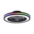 Deckenleuchte mit Ventilator RGB dimmbar Timer Fernbedienung Memoryspeicher