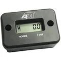 Betriebsstundenzähler drahtlos schwarz ART CC104-HRMS hour meter without wire