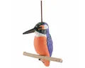 Tangoo Gartenfigur Tangoo Keramik Eisvogel auf Holz, hängend, (Stück)