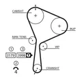 Für GATES K015610XS K015610XS POWERGRIP KIT GATES