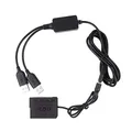 DMW-DCC8 DC-Koppler Dual-USB-Netzteil DMW-AC8-Adapter Kamera-Ladegerät für DMW-BLC12, Panasonic Lumix DMC-FZ200, DMC-FZ1000, DMC-FZ2000, DMC-G5, DMC-G6, DMC-G7