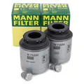 2x MANN Ölfilter + Schraube für VW GOLF 6 PASSAT POLO TIGUAN TOURAN 1.2/1.4 TSI