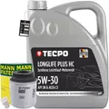 MANN-FILTER ÖLFILTER 1.2 1.4 TSI + 5L TECPO 5W-30 LONGLIFE MOTORÖL 504.00 507.00