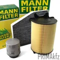 MANN Innenraumluft Luft- Ölfilter für Audi Seat Skoda VW Golf 5 6 FSI TSI LPG