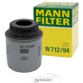MANN-FILTER Motor Ölfilter W 712/94 Audi A1 Seat Leon Skoda Octavia VW Golf