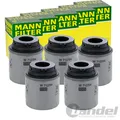 5x MANN-FILTER W 712/94 ÖLFILTER MIT ZWEI RÜCKLAUFSPERRVENTILEN ANSCHRAUBFILTER