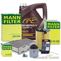MANN INSPEKTIONSPAKET FÜR AUDI A3 SEAT SKODA VW GOLF PASSAT TOURAN 1.2 1.4 TSI