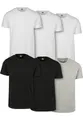 URBAN CLASSICS T-Shirt Urban Classics Herren Basic Tee 6-Pack (1-tlg)