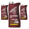 MANNOL 3 x 1 Liter Maxpower 75W-140 Getriebeöl Differenzialöl GL-5 LS