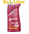 8x1 Liter MANNOL Maxpower 4x4 75W-140 GL 5 Getriebeöl Limited Slip 75W140
