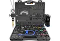 MASKO Multitool Kühlsystem Tester & Abdrückgerät - universeller Kühler Prüfgerät, (28-teiliges Kühlsystem-Nachfüll-Set inkl. Kühleradapter, Vakuumpumpe), Kühlerdruckprüfer - Kühler Entlüftungsgerät für Auto, Van, SUV, LKW