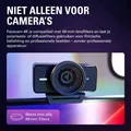 Facecam 4K – 4K60-Studio-Webcam, DSLR-ähnliche Steuerung, Kinoeffekte, 49-mm-Obj