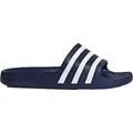 Adidas Adilette Aqua Dark Blue / Ftwr White EU 36 2/3 - Weiß/Blau - 36,5