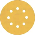 Bosch 50x Expert C470 Schleifpapier Mit 8 Löchern Für Exzenterschleifer 125 Mm G 400 - 2608900916