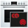 Bosch HND411LW63 ws EB-Herdset herdgesteuert HEA513BW3 + NKN645GA2E - Weiß