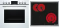 Bosch HND411LW63 EEK:  Einbau-Herd-Set mit Elektro-Kochfeld (HEA513BW3 + NKN64